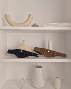 faux suede pocket belt