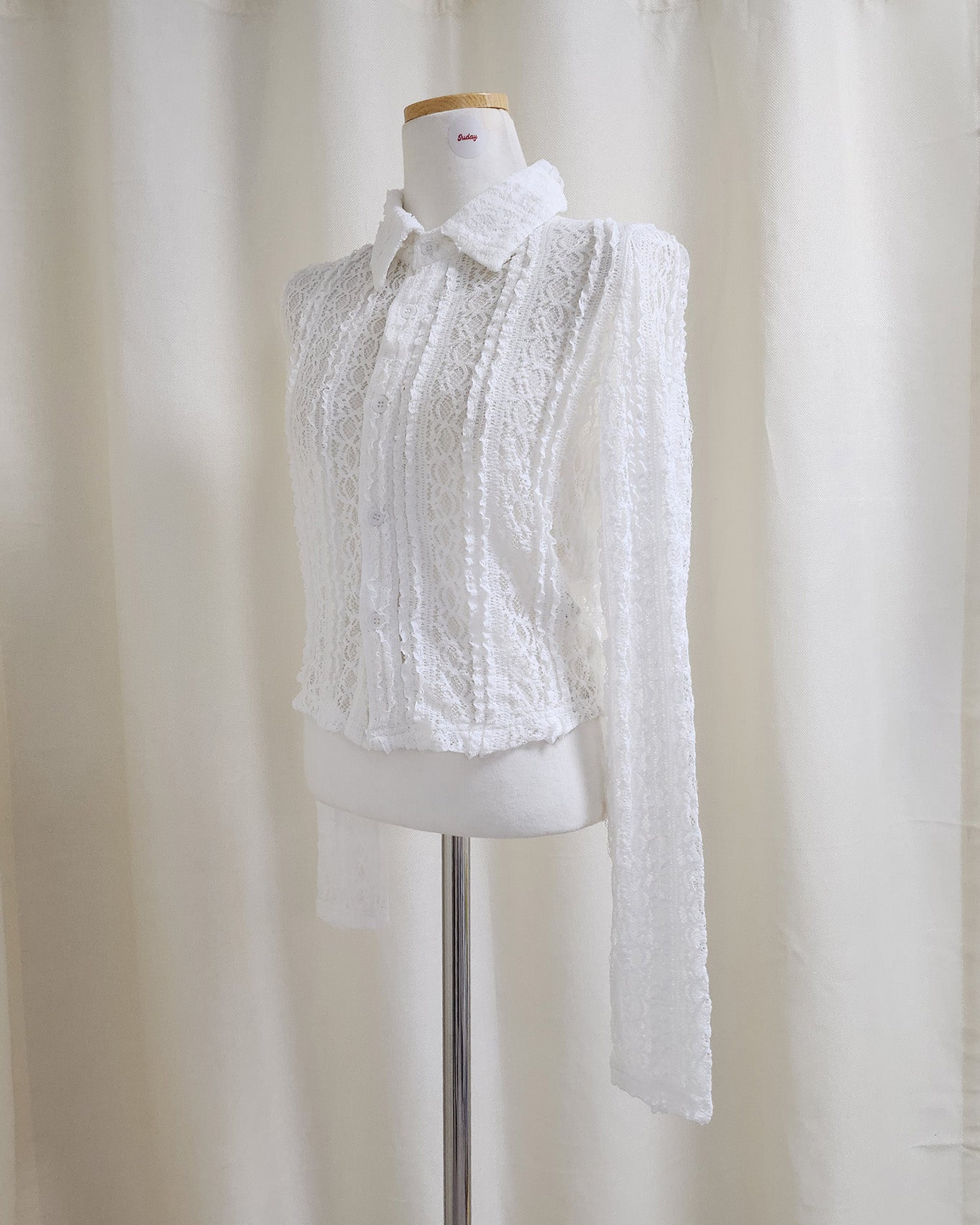 crochet like lace shirt