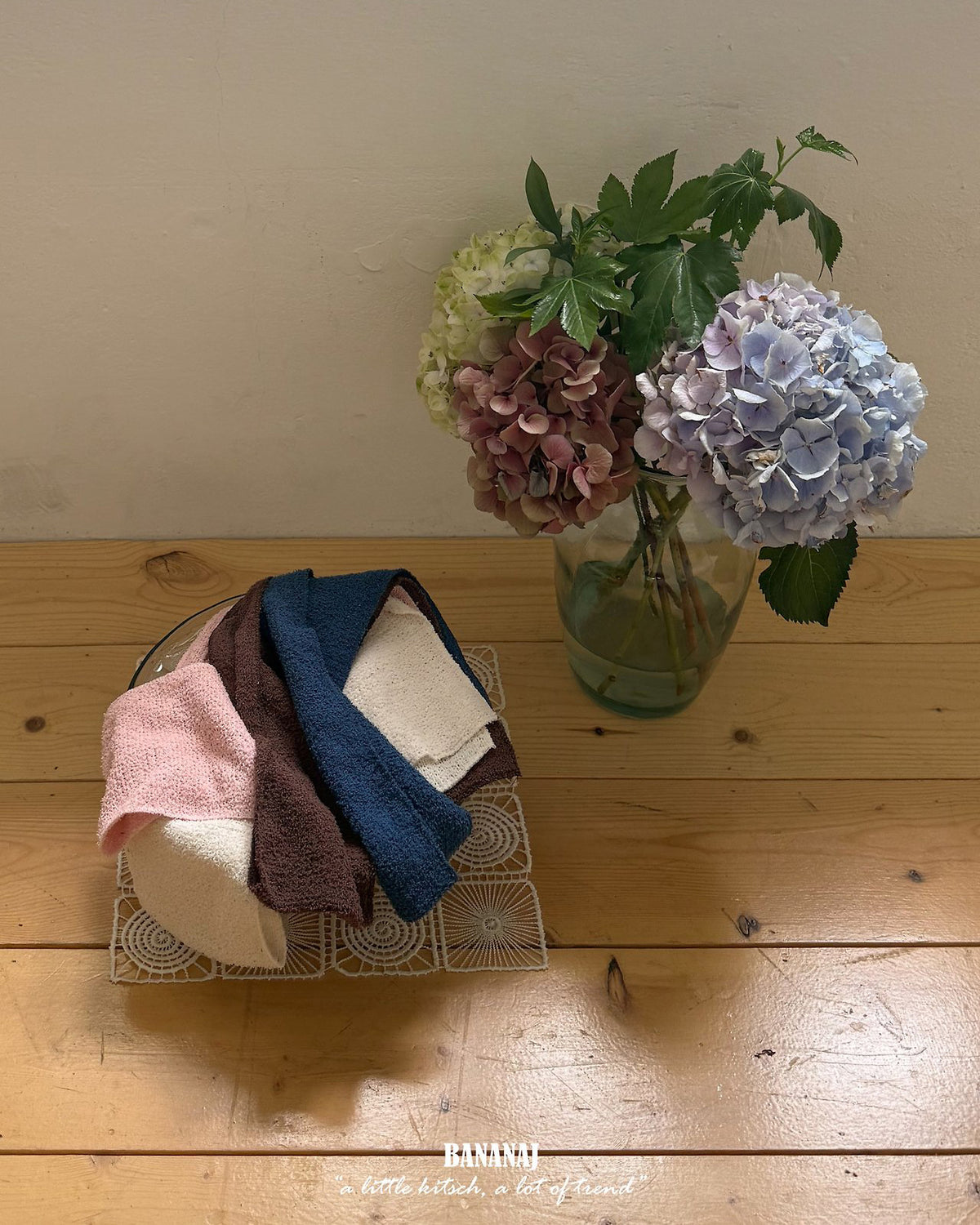 【BANANAJ】cotton candy scarf