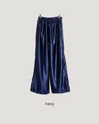 glossy line jogger pants