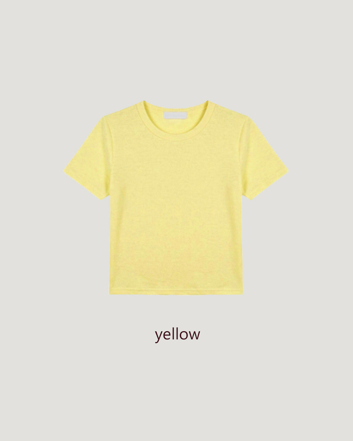 basic color rayon T (1pcs)