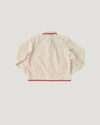 red ribbon embroidery cotton jacket