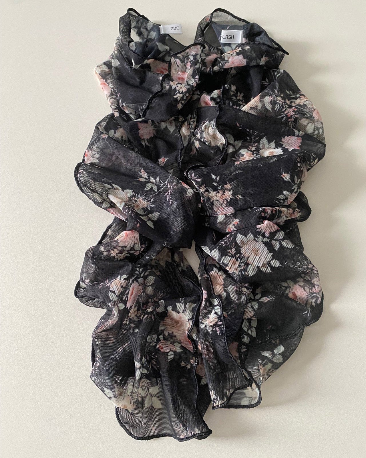 flower sheer leg warmers