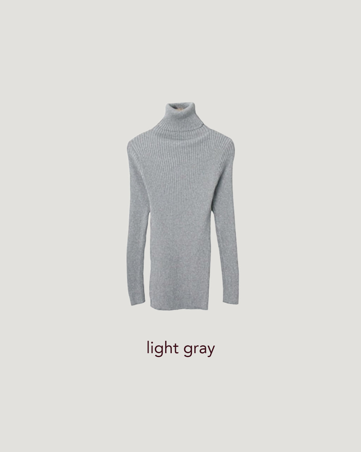 glitter turtleneck rib knit