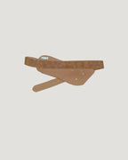 faux suede pocket wide belt