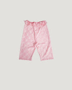 waist frill lace half leggings
