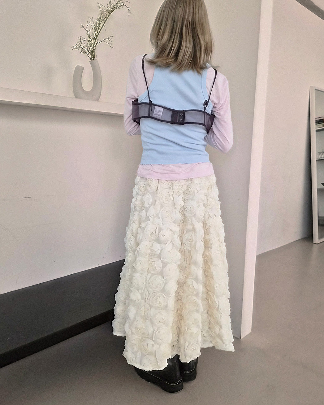 sheer short bustier
