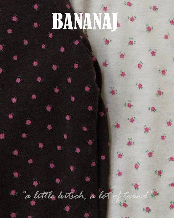 【BANANAJ】rose turtleneck tee