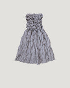 shirring popcorn skirt