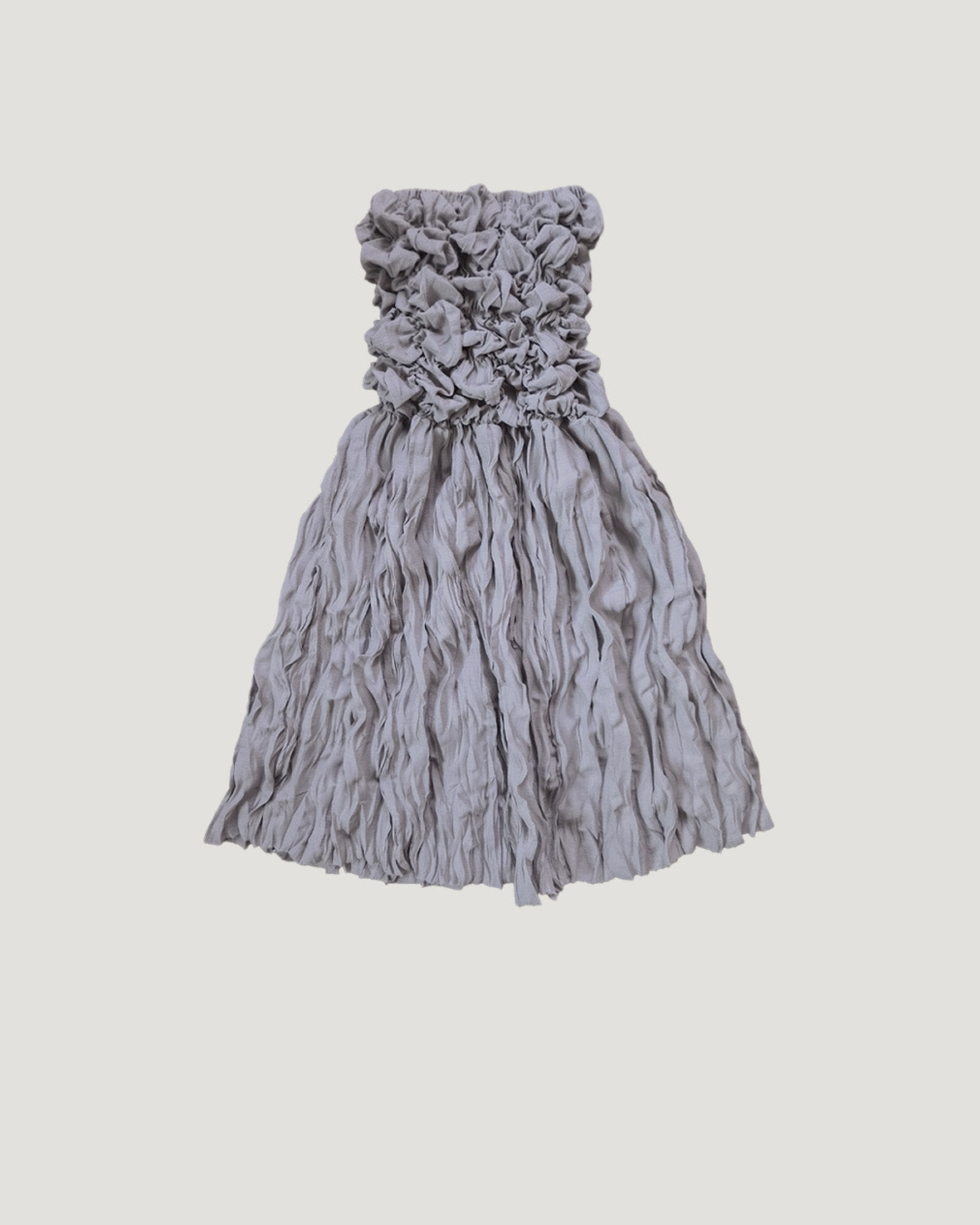 shirring popcorn skirt
