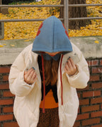 90's flower color balaclava