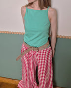 square neck basic color camisole
