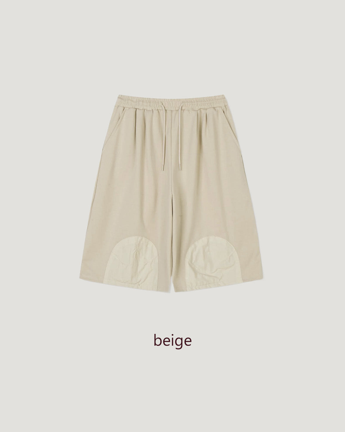 sweat nylon switch balloon half pants