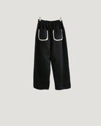 lace line sweat jogger pants