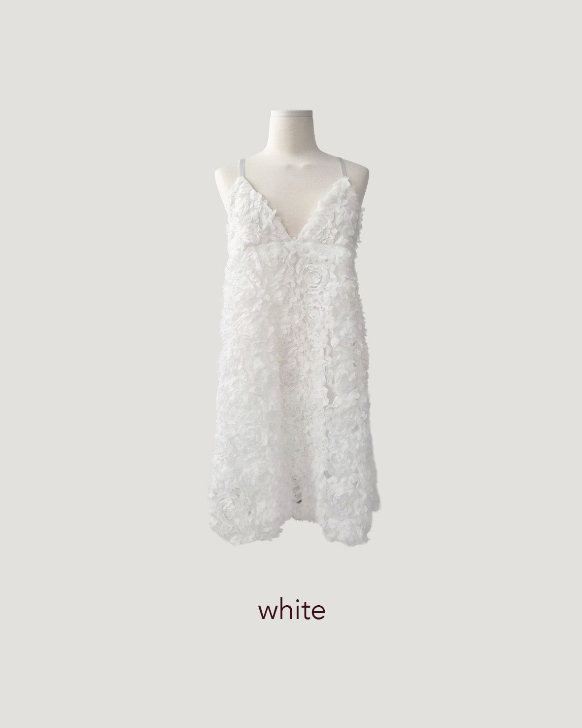rose motif volume tunic