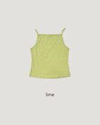 square neck basic color camisole