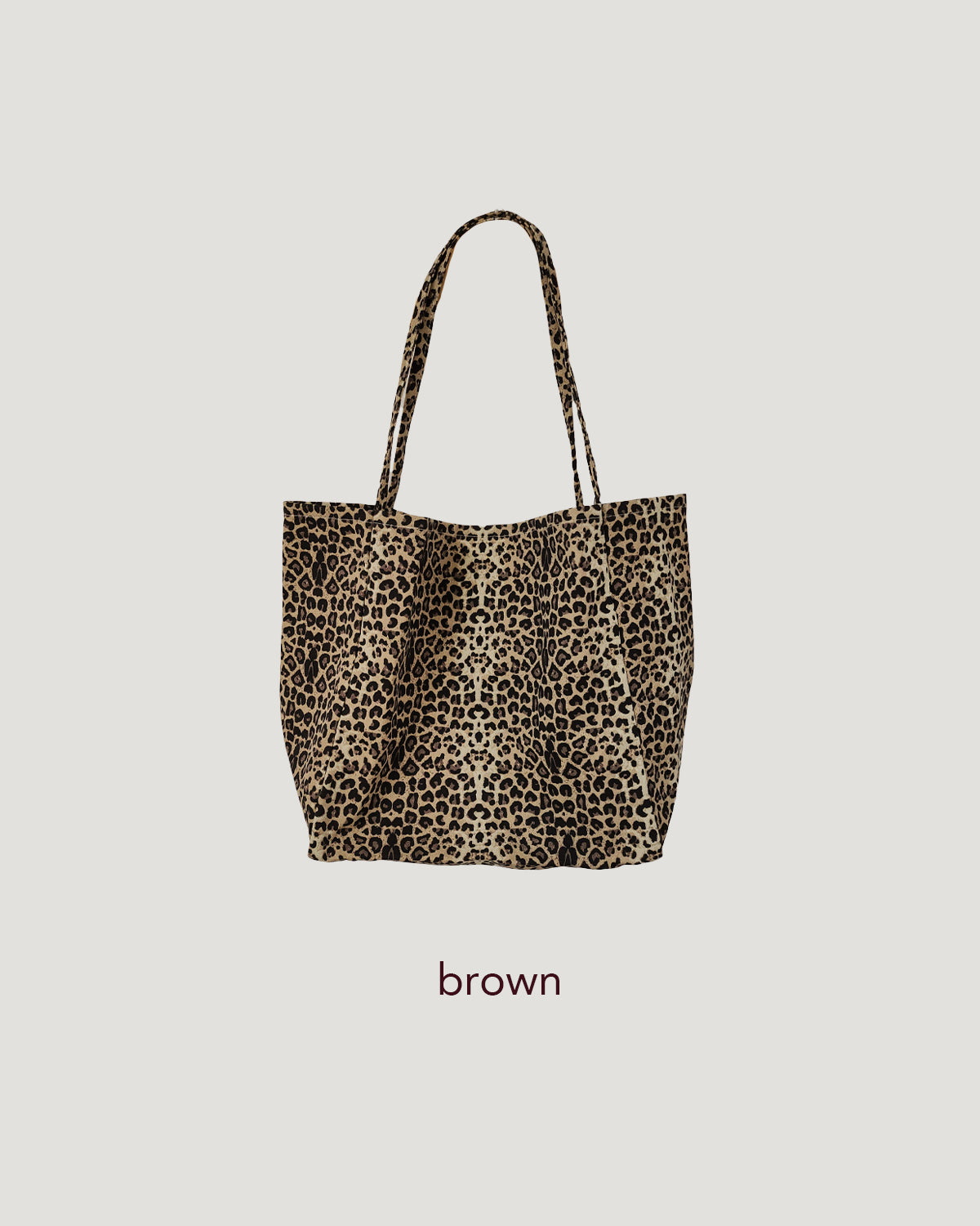 leopard tote bag