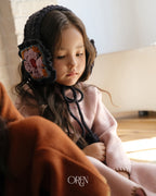 【OREN】tiji flower knit hairband