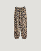 leopard sweat jogger pants