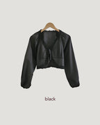 frill double ribbon blouse
