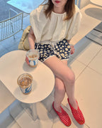 volume balloon sleeveless nylon top
