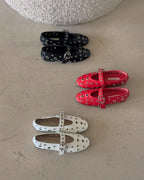studs mary jane flat shoes