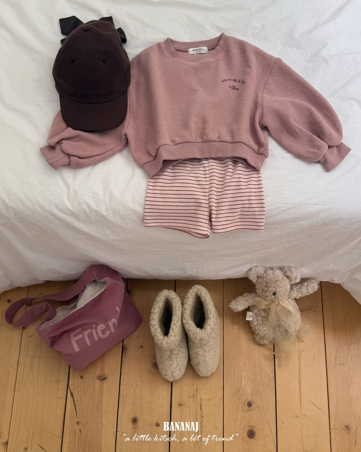【BANANAJ】paris pig sweatshirt
