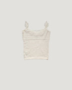 flower motif knit camisole