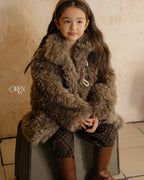 【OREN】verni toggle fur jacket