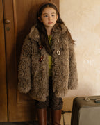 【OREN】verni toggle fur jacket