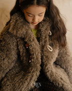 【OREN】verni toggle fur jacket