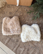 【OREN】cat faux fur beanie