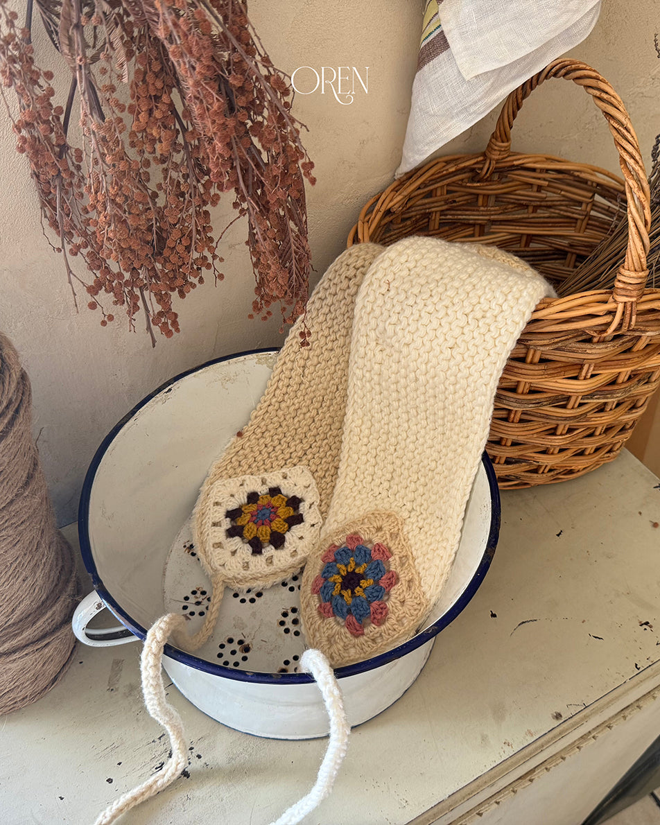 【OREN】handmade knit headband