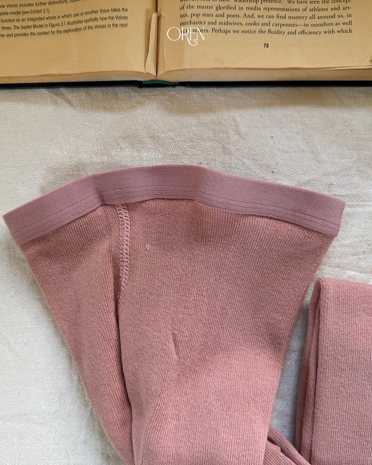 【OREN】forest color band tights