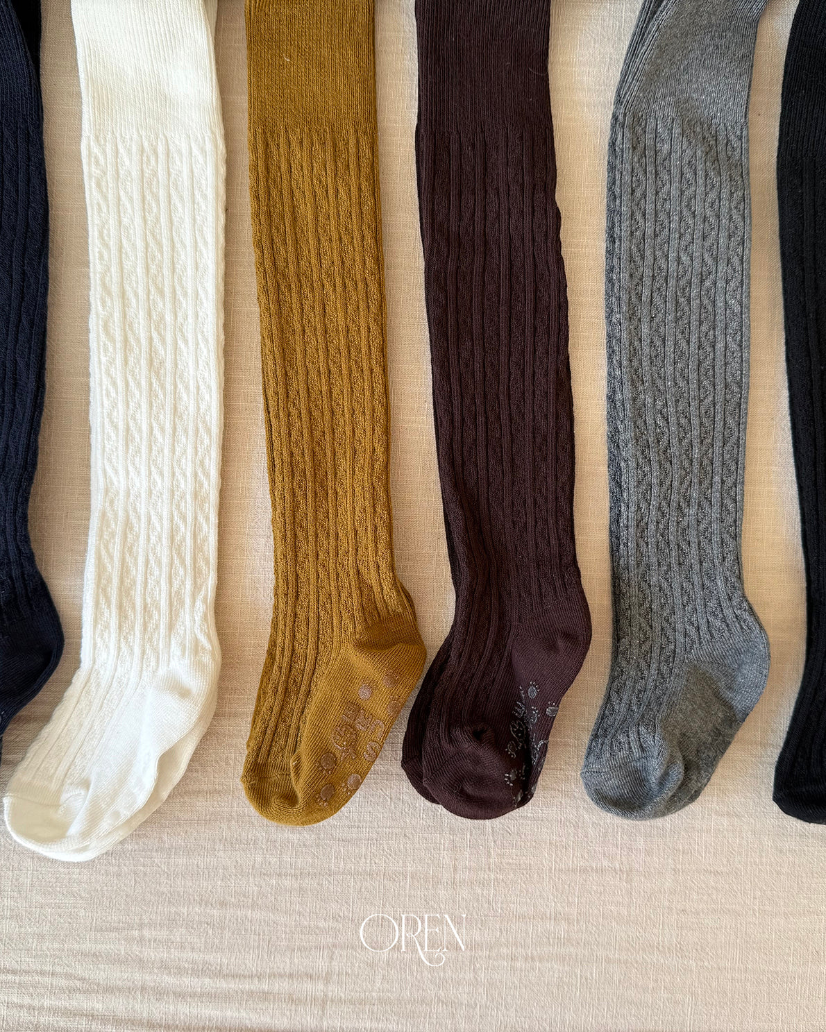 【OREN】marmont cable knit tights