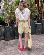 volume balloon sleeveless nylon top