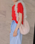 tulle shirring frill bag