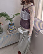 sheer short bustier