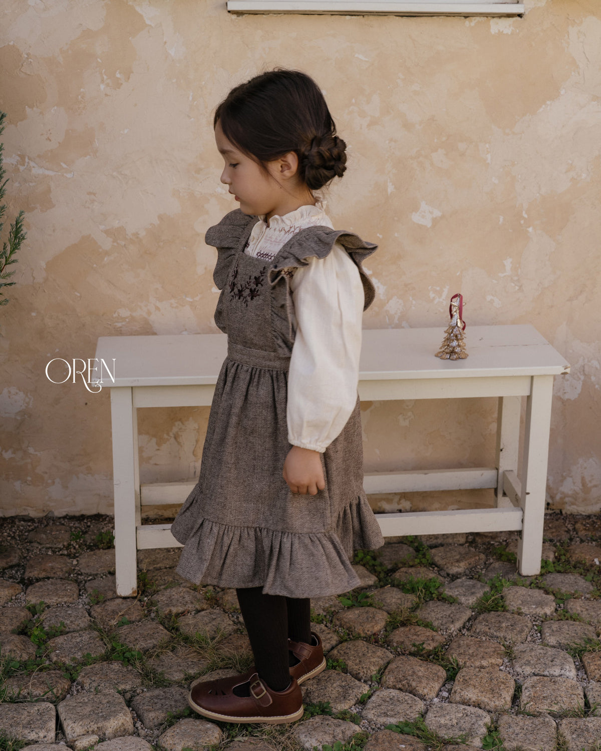 【OREN】solen suspender dress