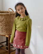 【OREN】bella embroidered culotte pants
