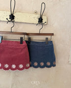 【OREN】bella embroidered culotte pants