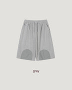sweat nylon switch balloon half pants