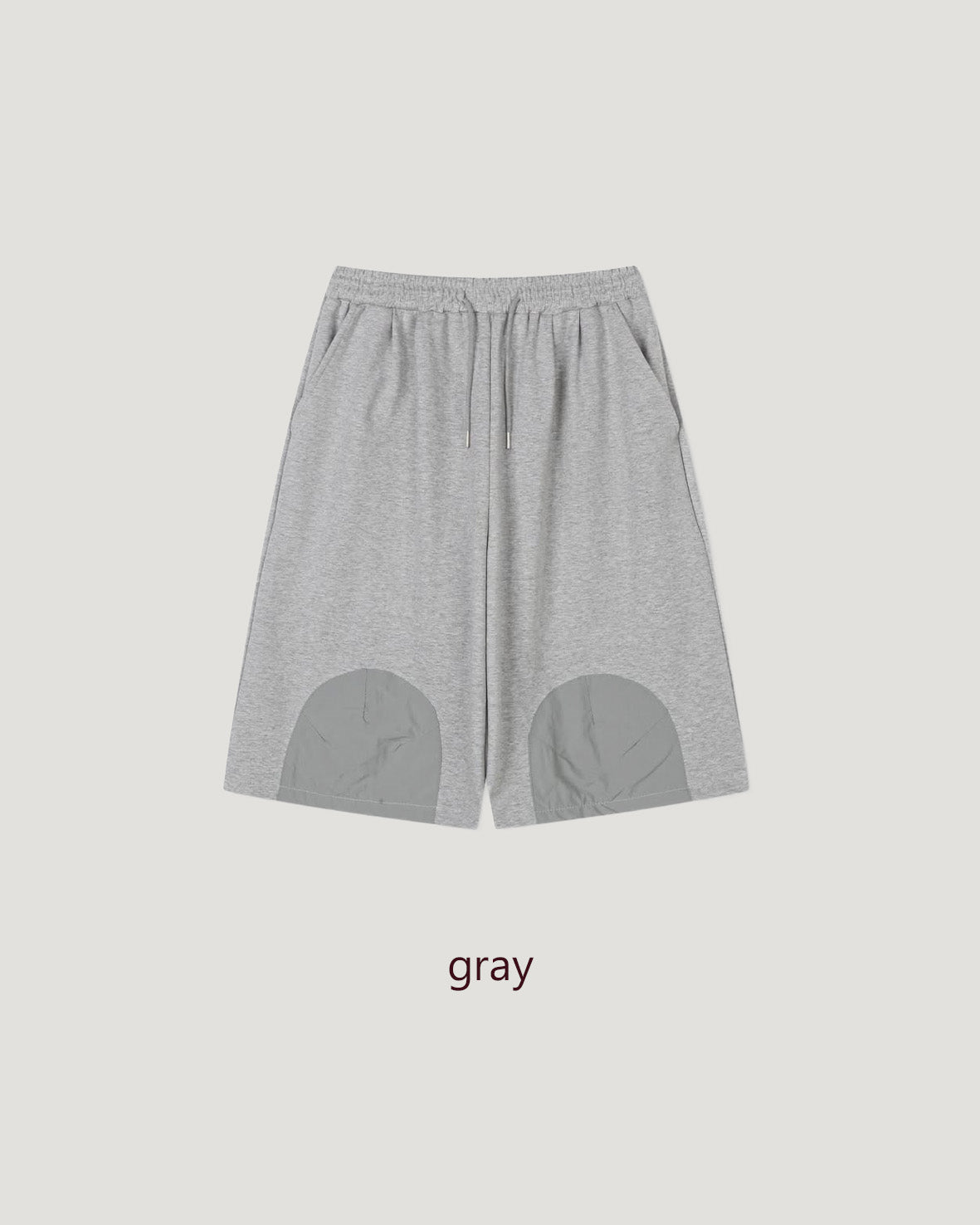 sweat nylon switch balloon half pants