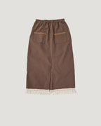 fringe design long skirt