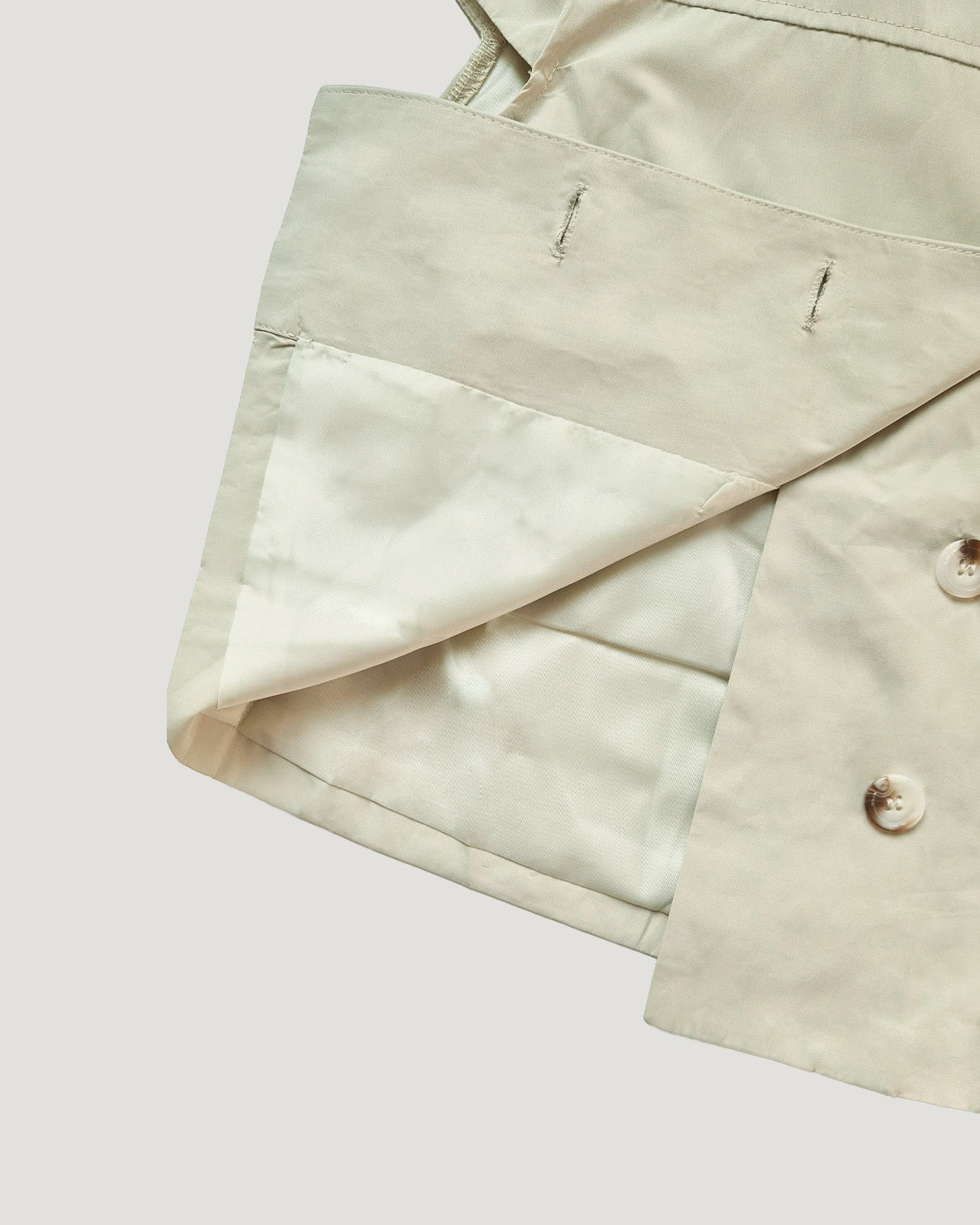 stand collar button point shirt