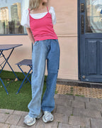 multi stripe camisole