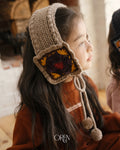 【OREN】tiji flower knit hairband