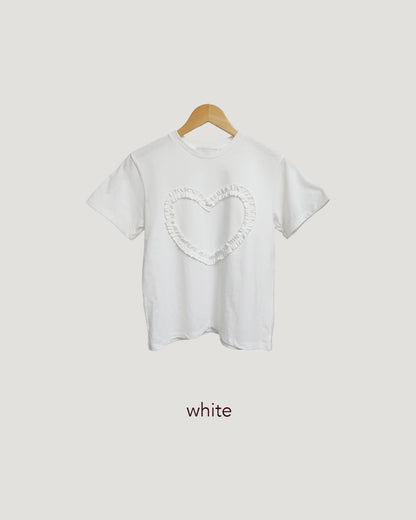 frill heart T