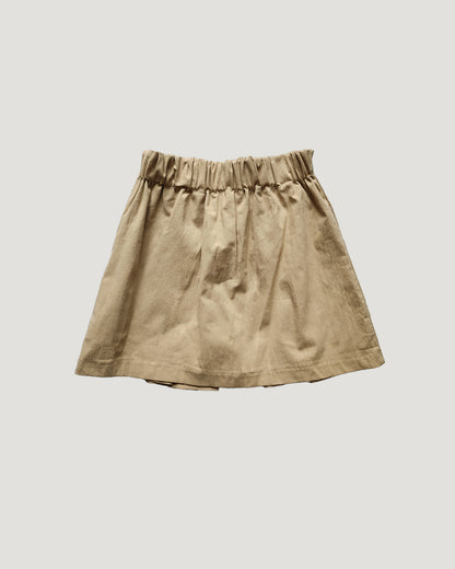 pleated mini skirt pants