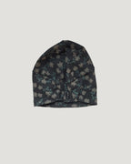 flower pattern waffle beanie